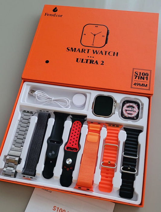 Smartwatch 10 en 1 Set Completo de Estilo y Funcionalidad